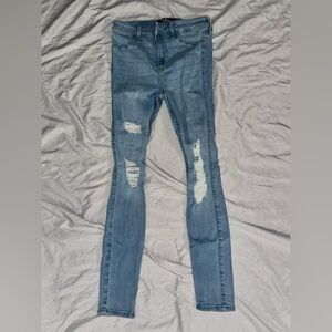 High rise super stretch jeans